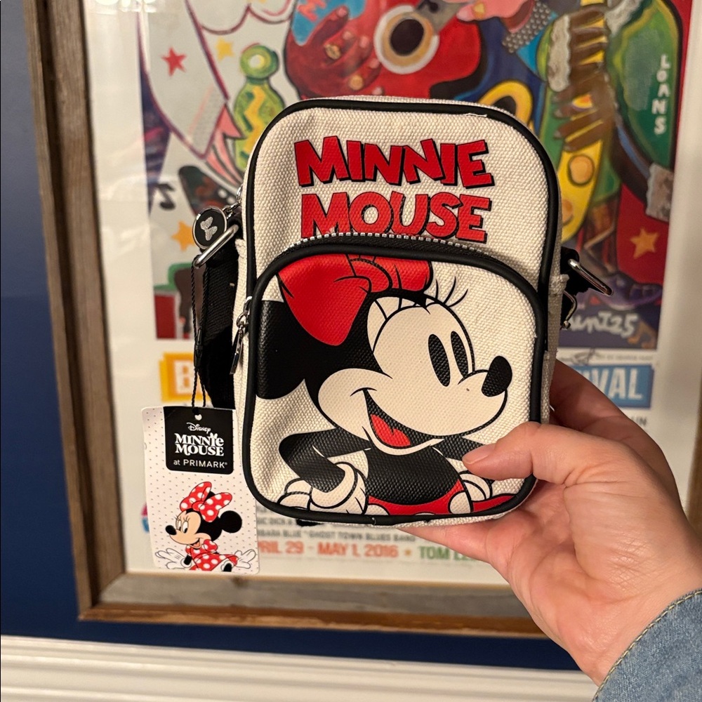 Primark Disney Minnie Mouse Red and Black Crossbody Bag NWT